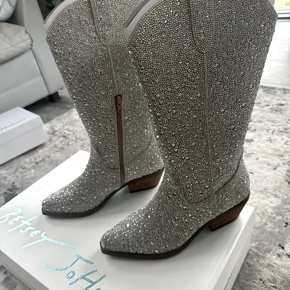 Betsey Johnson Shoes Nwt Betsey Johnson Dalas Rhinestone